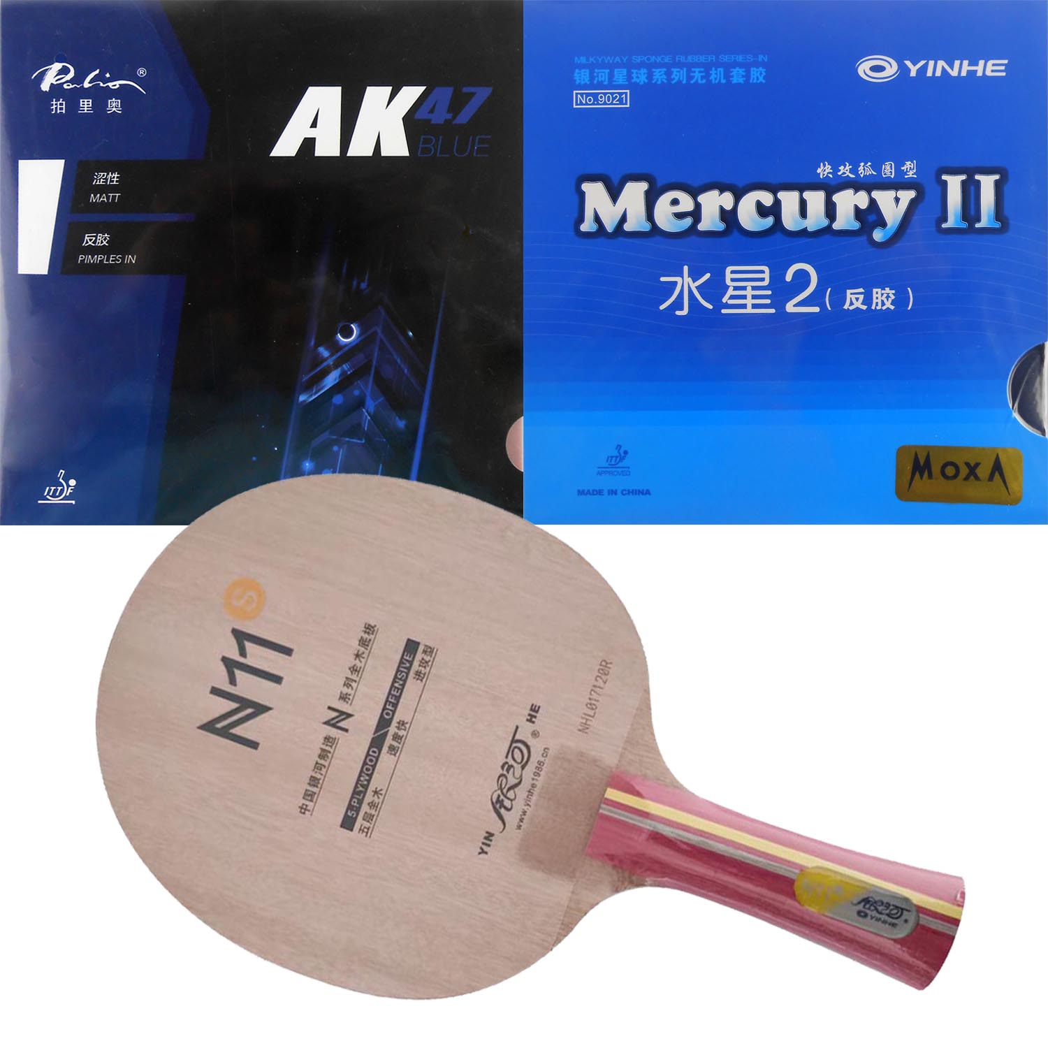 Table Tennis Umpire - Zestaw Pro Combo: Rakietka Yinhe N11S