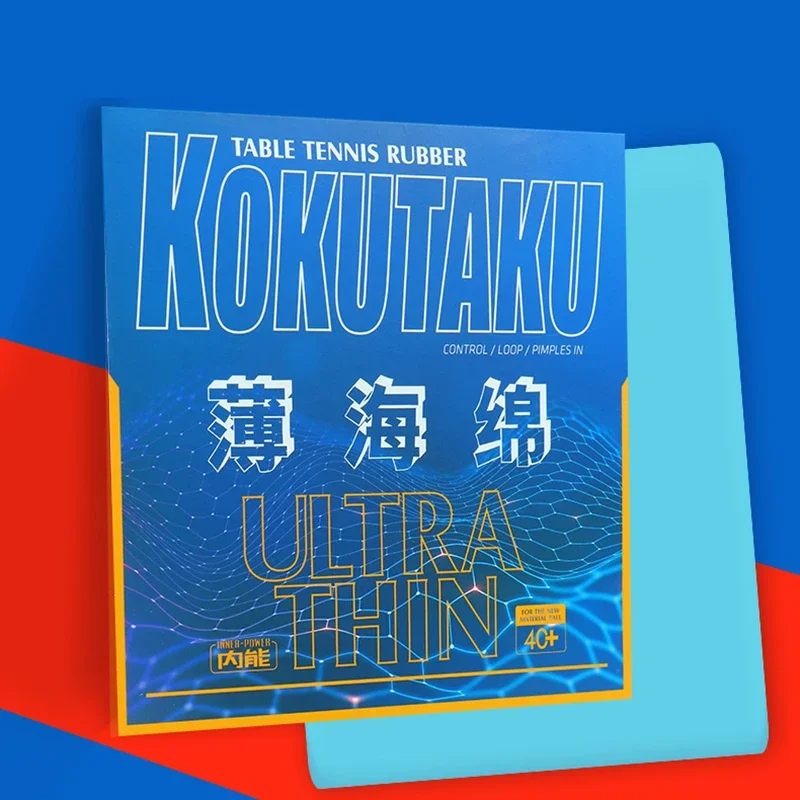 Table Tennis Japanese - KOKUTAKU Ultra cienka gąbka do tenisa