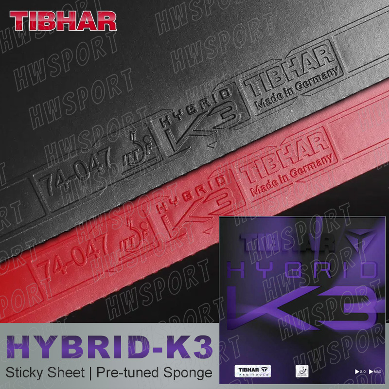 TIBHAR HYBRID K3 Gumowa tenis  – Table Tennis Germany recenzja i cena