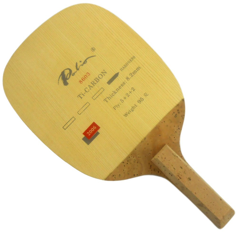 PALIO 8603 Carbon Titanium rak – Table Tennis Japan recenzja i cena