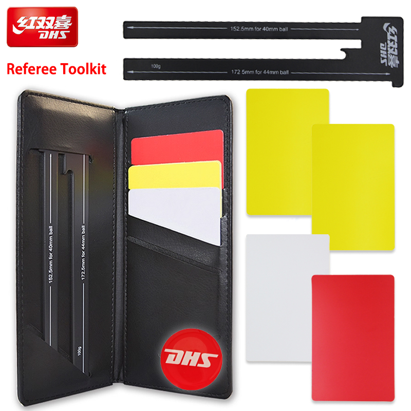 Zestaw sędziowski DHS do tenis – Table Tennis Yellow Card recenzja i cena